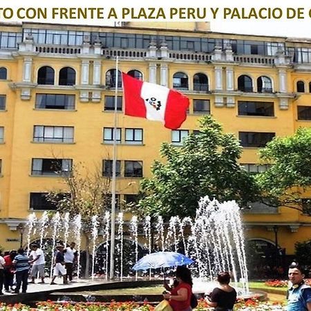 Apartamento Frente Al Palacio Gobierno Lima Eksteriør billede